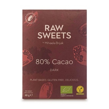 Sirova kakao ploča 80% kakao Raw sweets by Mihaela